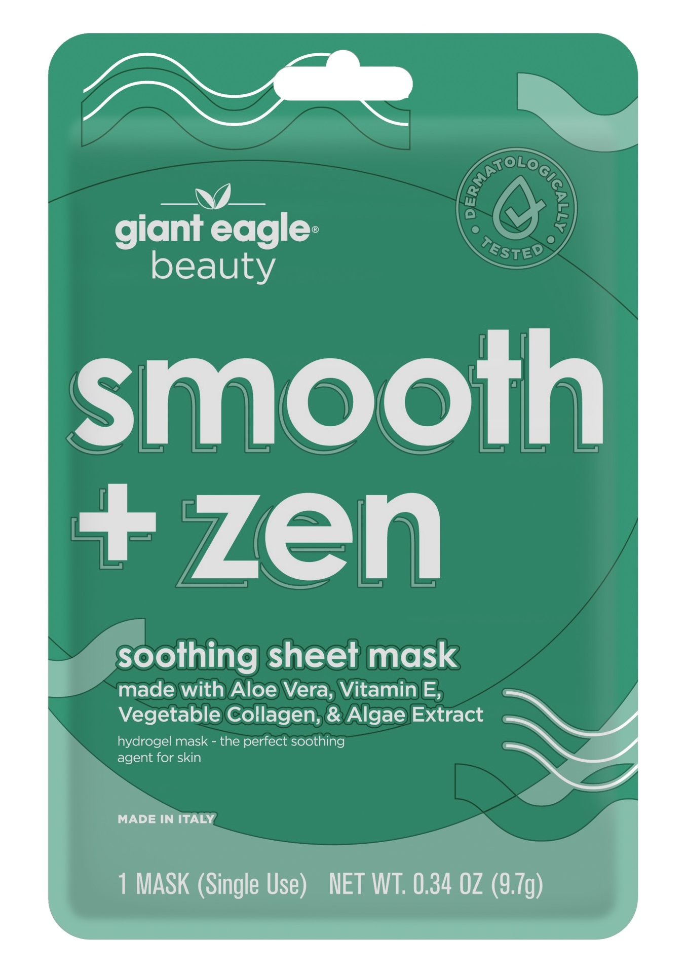slide 1 of 1, Giant Eagle Soothing Sheet Mask With Aloe Vera And Collagen, 1 ct