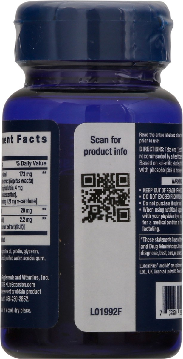 slide 8 of 9, Life Extension Softgels MacuGuard 60 ea, 60 ct