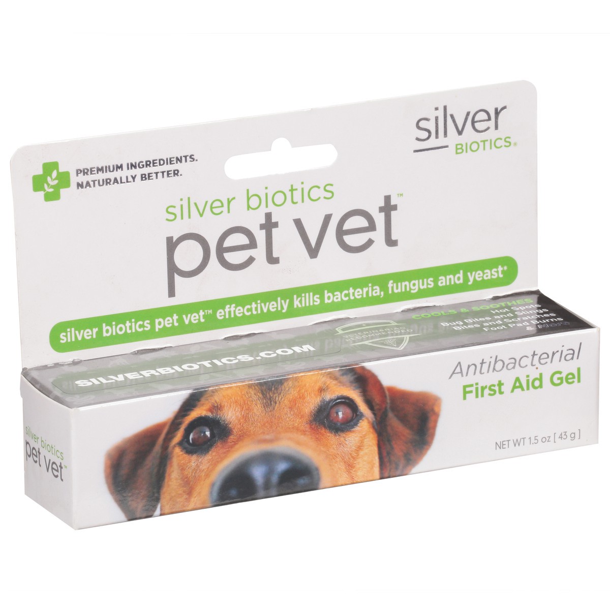 slide 8 of 10, Silver Biotics Pet Vet Antibacterial First Aid Gel 1.5 oz, 1.5 oz