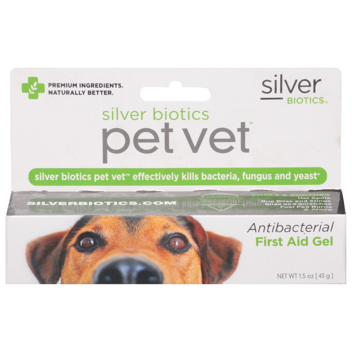 slide 2 of 10, Silver Biotics Pet Vet Antibacterial First Aid Gel 1.5 oz, 1.5 oz