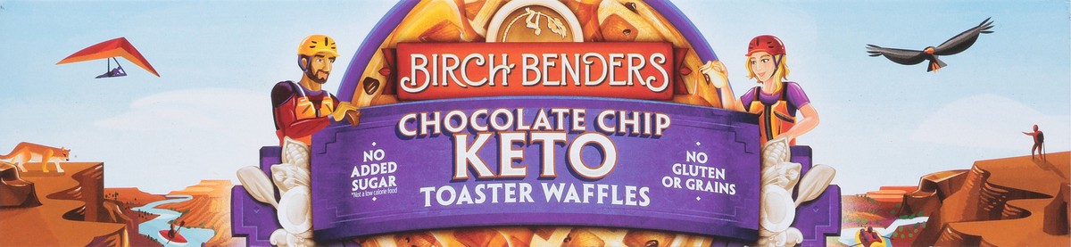 slide 14 of 14, Birch Benders Chocolate Chip Keto Toaster Waffles, 6ct, 