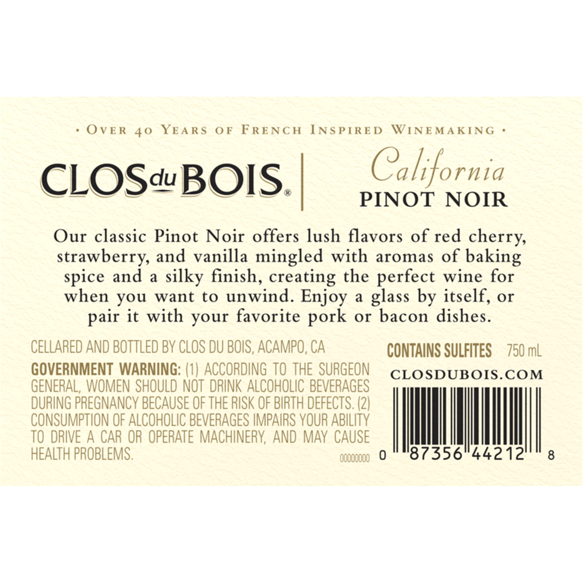 slide 9 of 13, Clos du Bois Red Wine, 750 ml