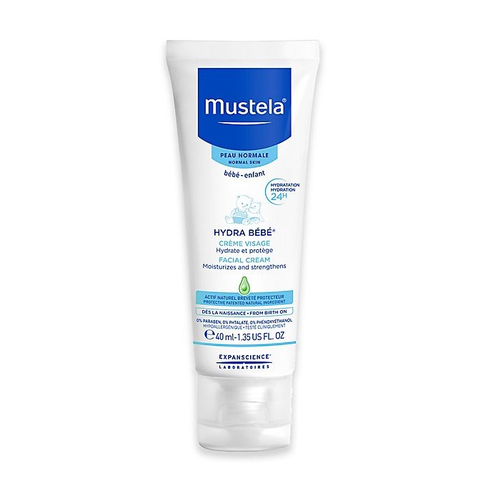 slide 1 of 1, Mustela Hydra Bebe Facial Cream for Normal Skin, 1.35 oz