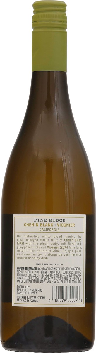 slide 7 of 9, Pine Ridge California Chenin Blanc + Viognier White Blend 750 ml, 750 ml