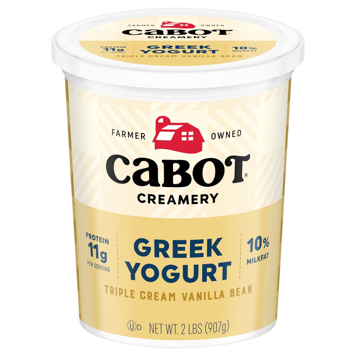 slide 1 of 3, 6/2Lb Triple Cream Vanilla Bean Greek Yogurt, 2 lb