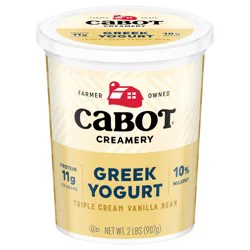 6/2Lb Triple Cream Vanilla Bean Greek Yogurt