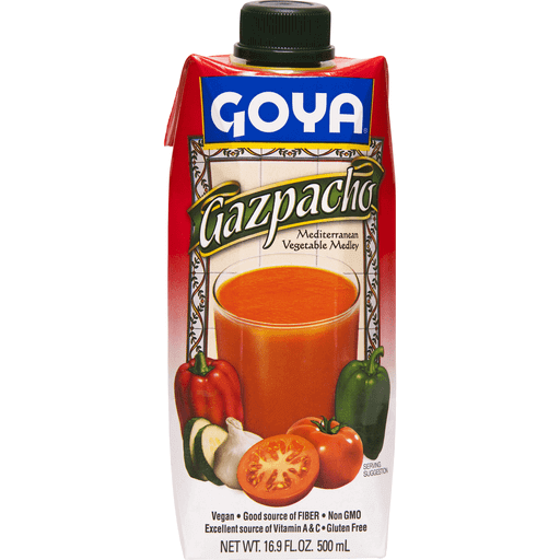 slide 1 of 1, Goya Gazpacho Mediterranean Vegetable Medley, 16 fl oz