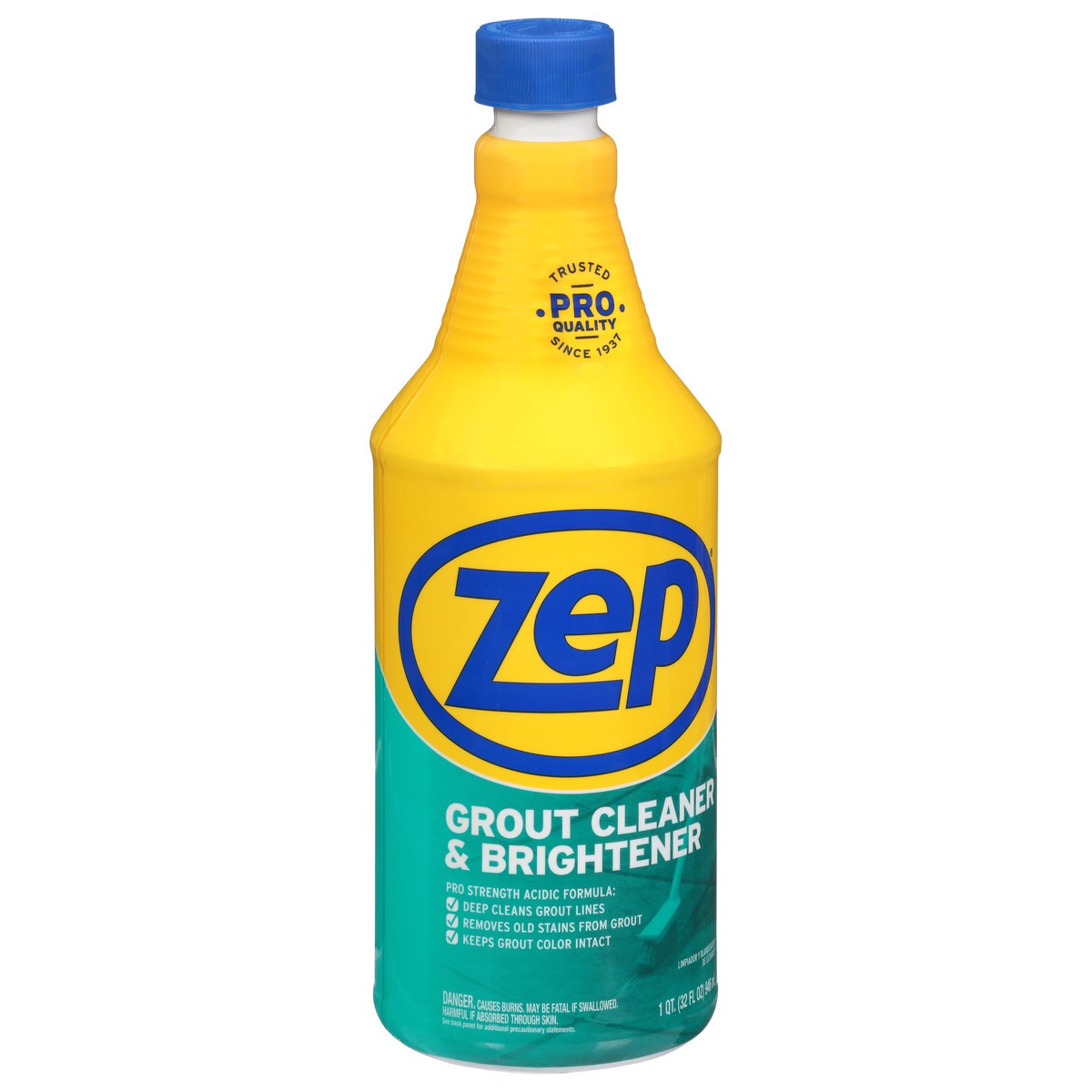 slide 2 of 9, Zep Grout Cleaner & Brightener 1 qt Bottle, 1 qt