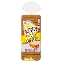 Nature's Harvest Plain Large Bread, 24 oz