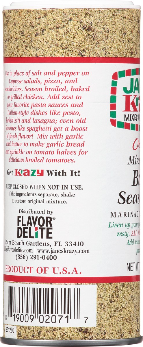 slide 9 of 12, Jane's Krazy Mixed-Up Seasonings Mixed-Up Basil Original Marinade & Seasoning 5 oz, 5 oz