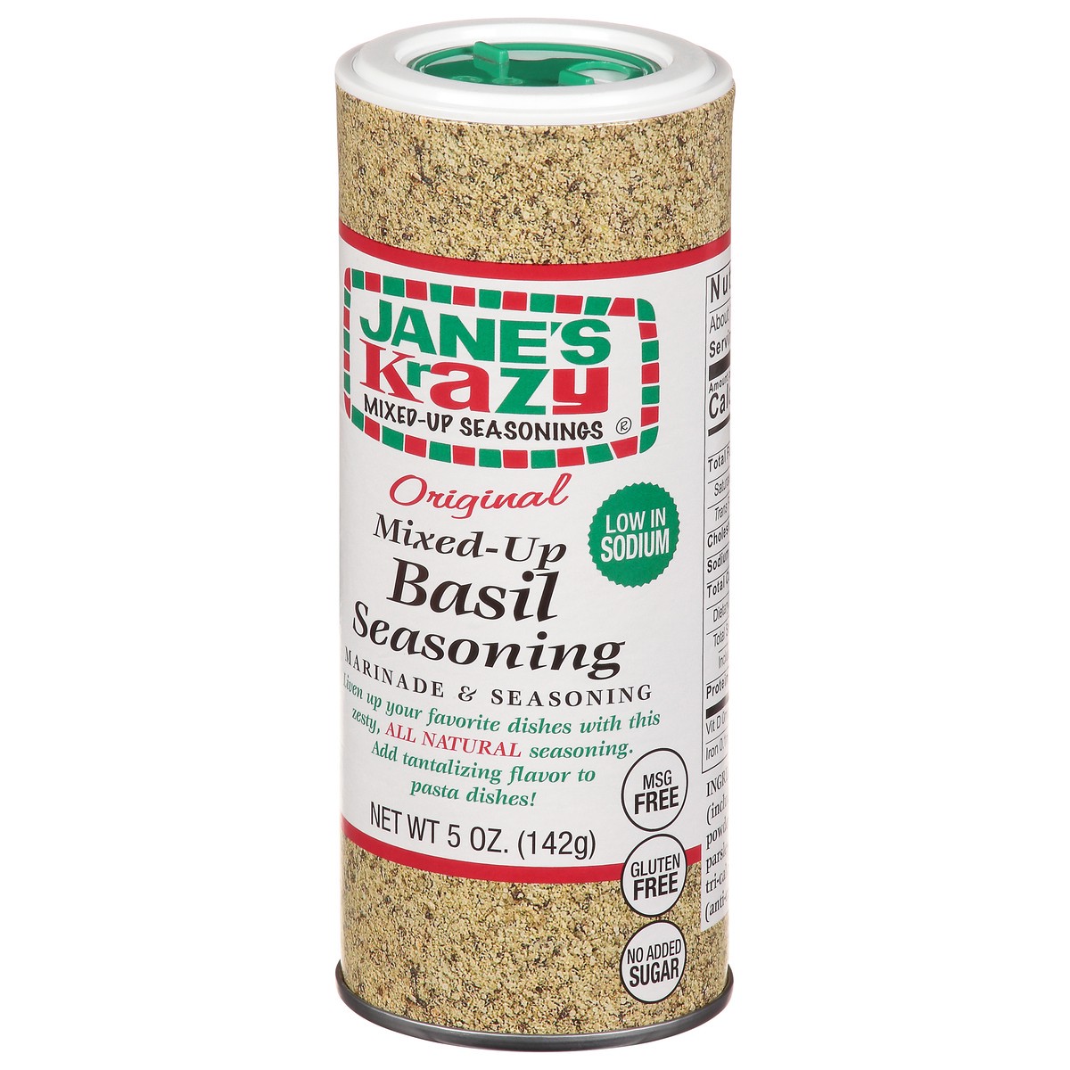 slide 11 of 12, Jane's Krazy Mixed-Up Seasonings Mixed-Up Basil Original Marinade & Seasoning 5 oz, 5 oz
