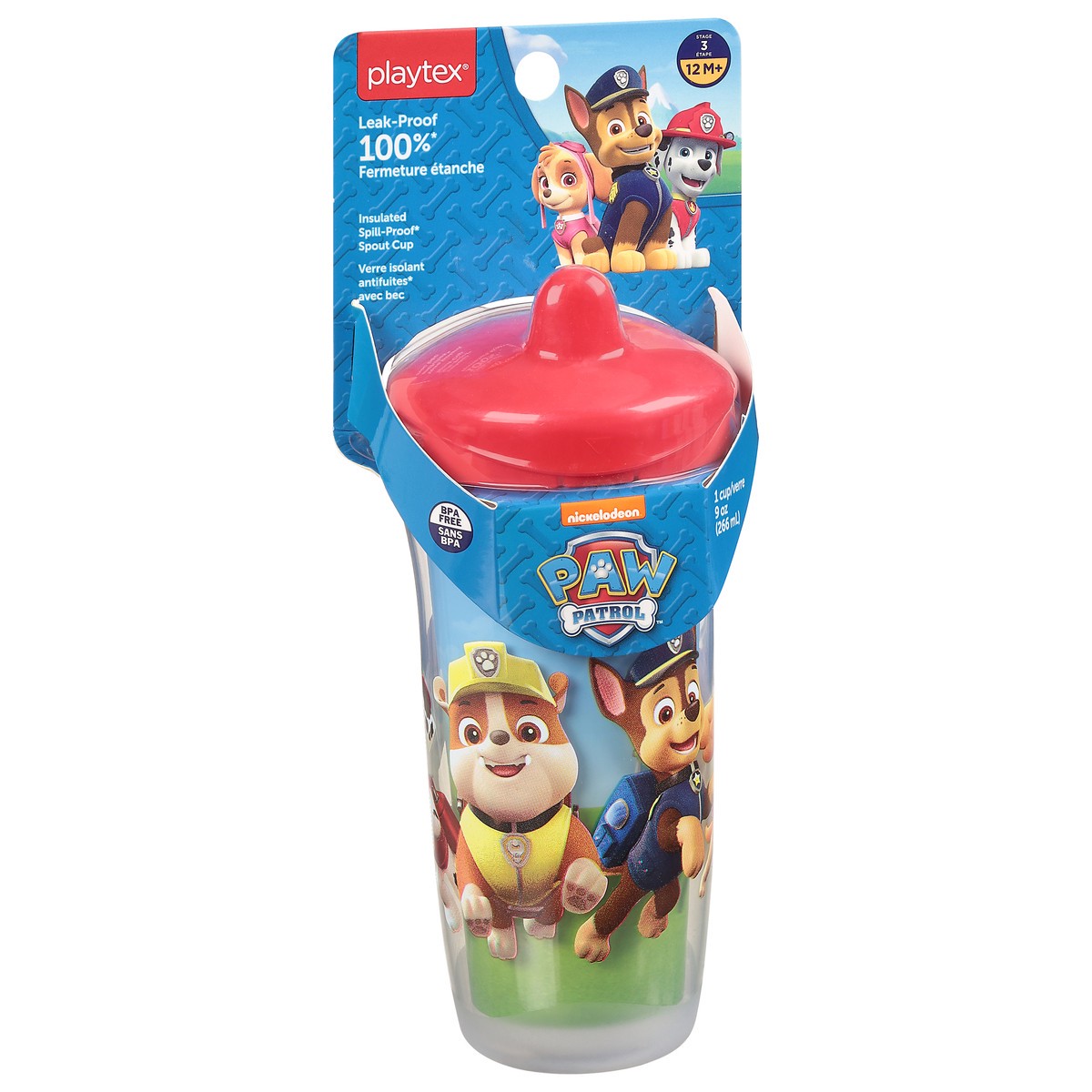 slide 4 of 11, Playtex Paw Patrol Spout Cup, 9 oz