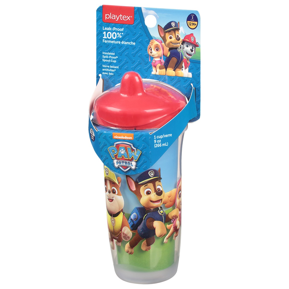 slide 8 of 11, Playtex Paw Patrol Spout Cup, 9 oz