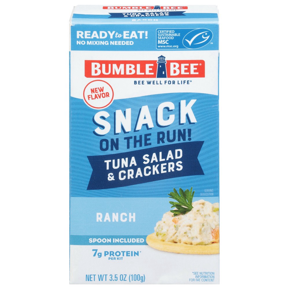 slide 1 of 11, Bumble Bee Ranch Tuna Salad & Crackers 3.5 oz, 3.5 oz