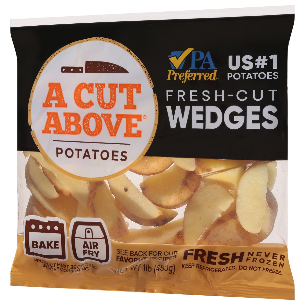 slide 7 of 12, A Cut Above Fresh-Cut Wedges Potatoes, 1 lb