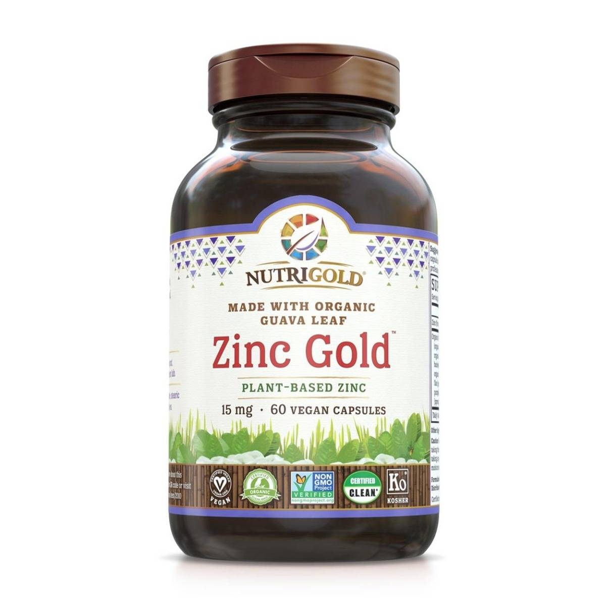 slide 1 of 1, NutriGold Zinc Gold, 60 ct