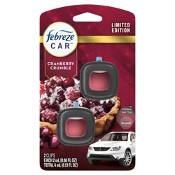 Febreze Car Cranberry Tart Odor-Eliminating Vent Clips