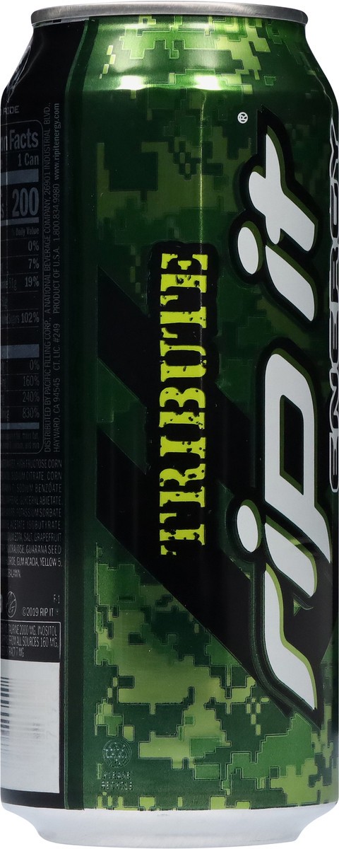 slide 6 of 13, Rip It Tribute Active Mandarin Live Wild Lime Energy Drink 16 fl oz, 16 oz