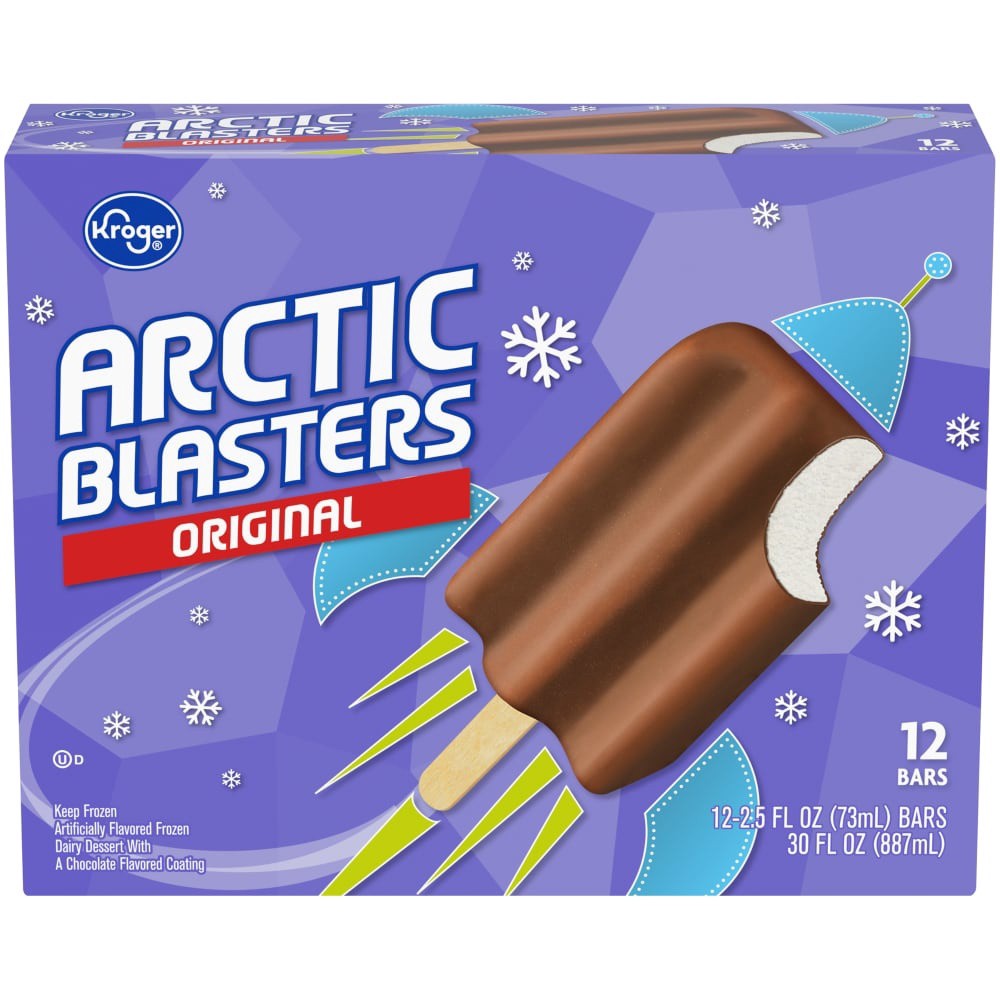 slide 3 of 4, Kroger Arctic Blasters Original Ice Cream Bars, 30 fl oz