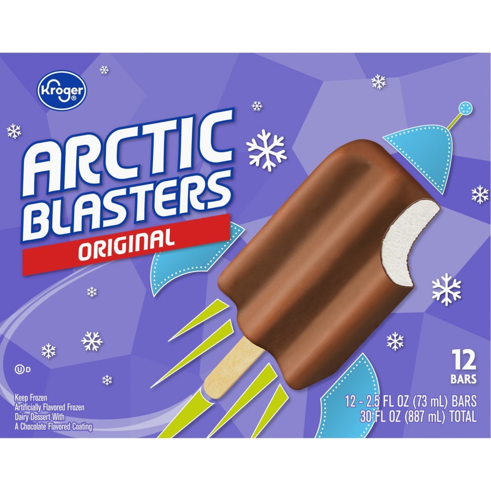 slide 4 of 4, Kroger Arctic Blasters Original Ice Cream Bars, 30 fl oz