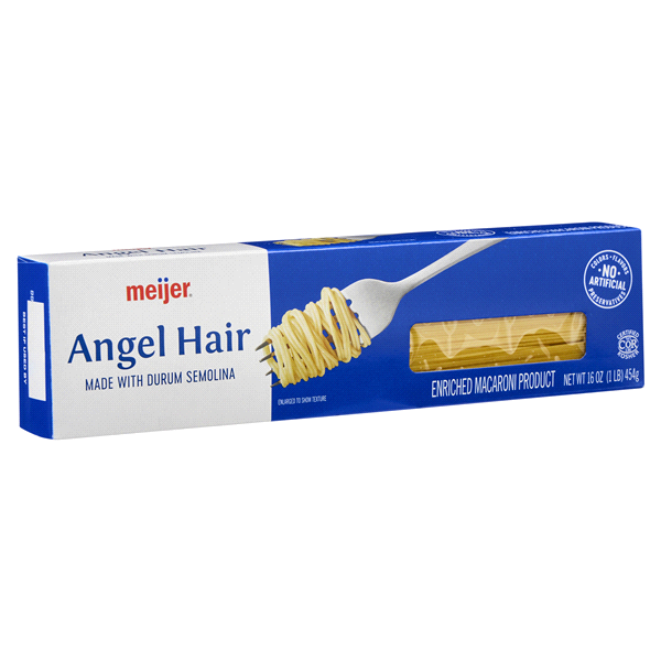 slide 4 of 29, Meijer Angel Hair Pasta, 16 oz