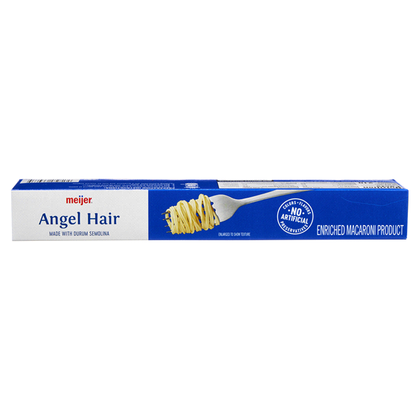 slide 28 of 29, Meijer Angel Hair Pasta, 16 oz