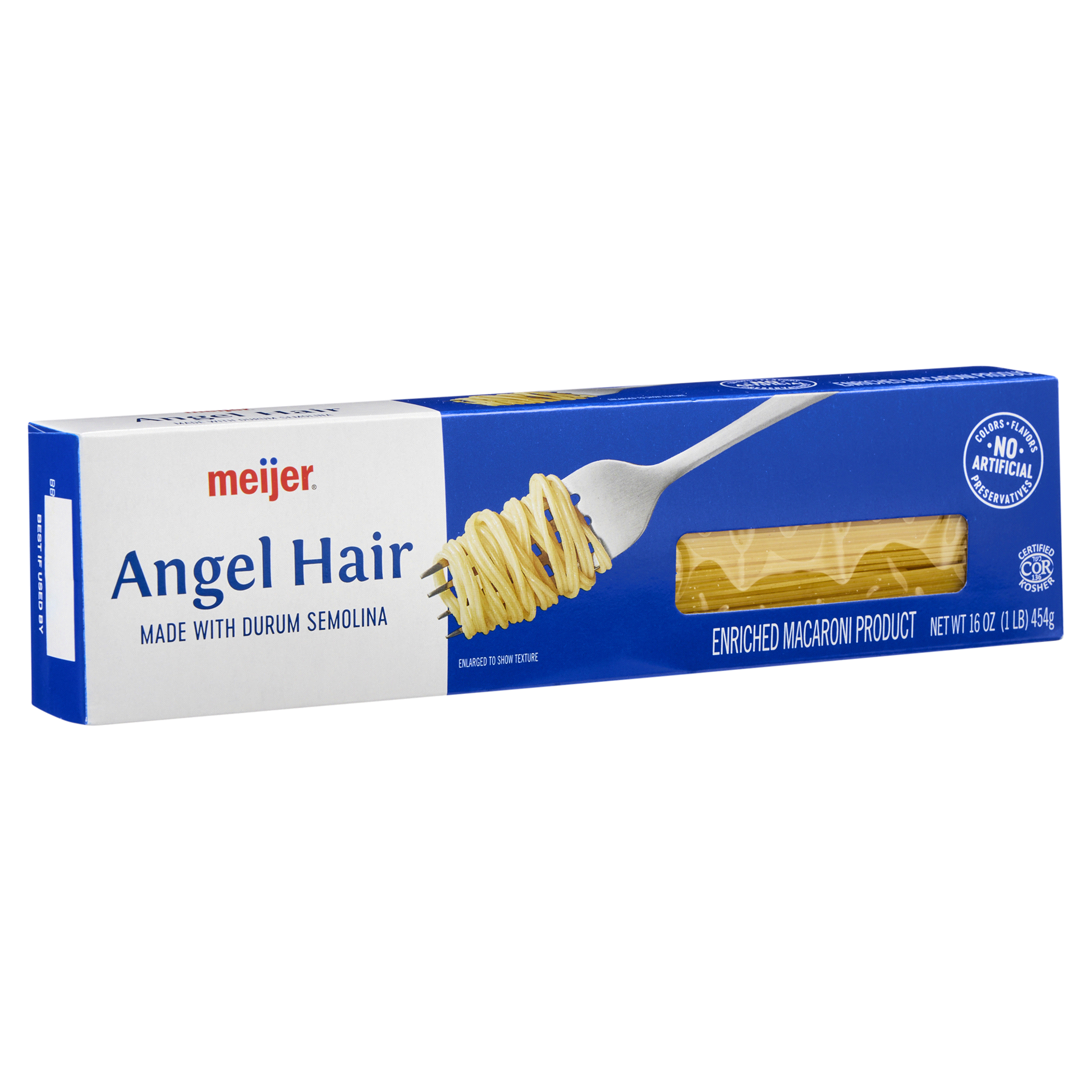 slide 5 of 29, Meijer Angel Hair Pasta, 16 oz