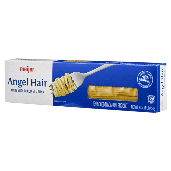 slide 8 of 29, Meijer Angel Hair Pasta, 16 oz