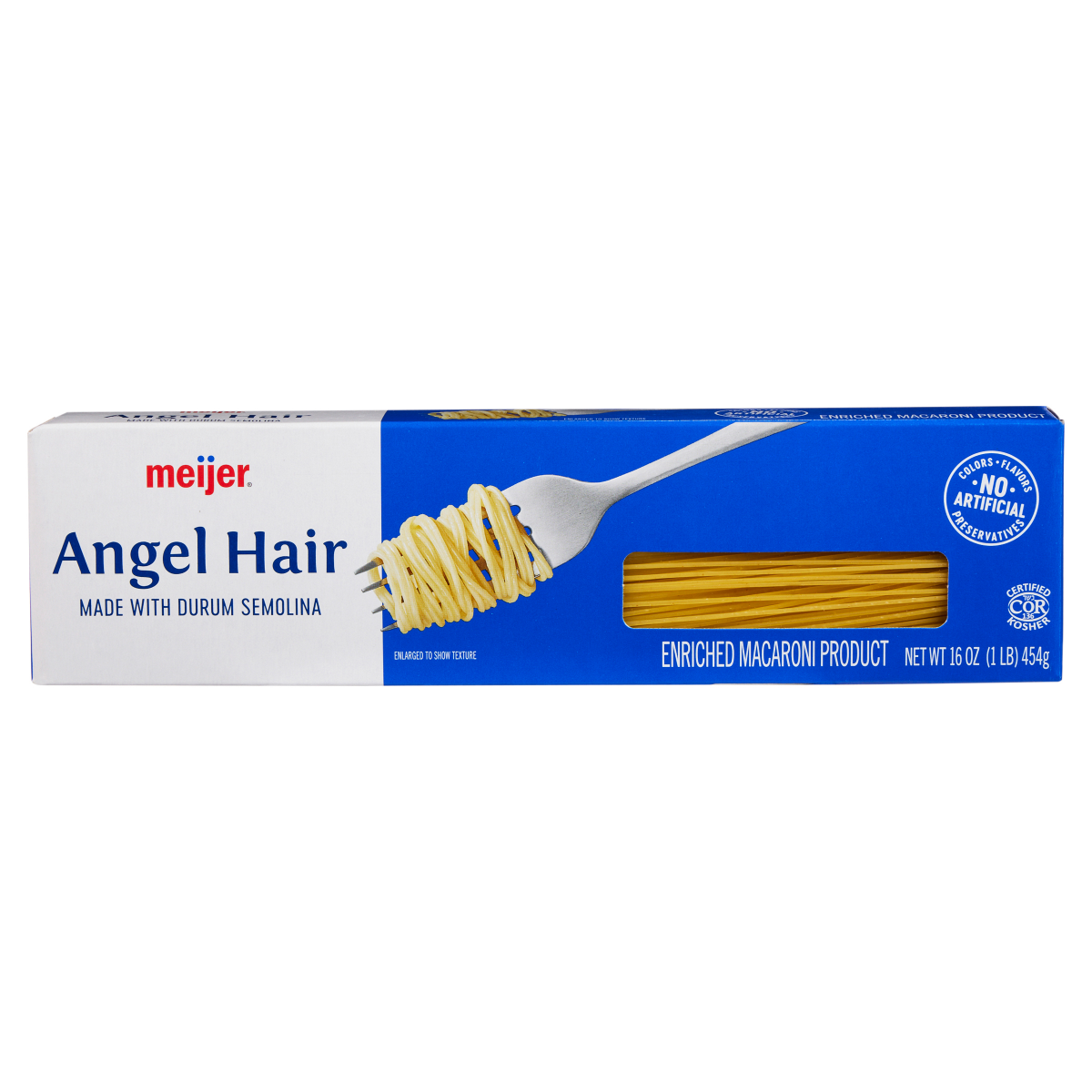 slide 1 of 29, Meijer Angel Hair Pasta, 16 oz