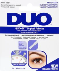 DUO Quick-Set White/Clear Striplash Adhesive 5 g
