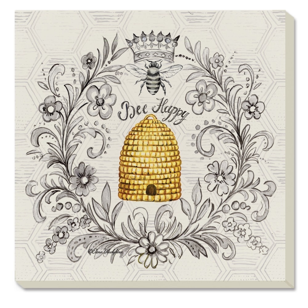 slide 1 of 1, Conimar Bee Happy Coasters, 4 ct