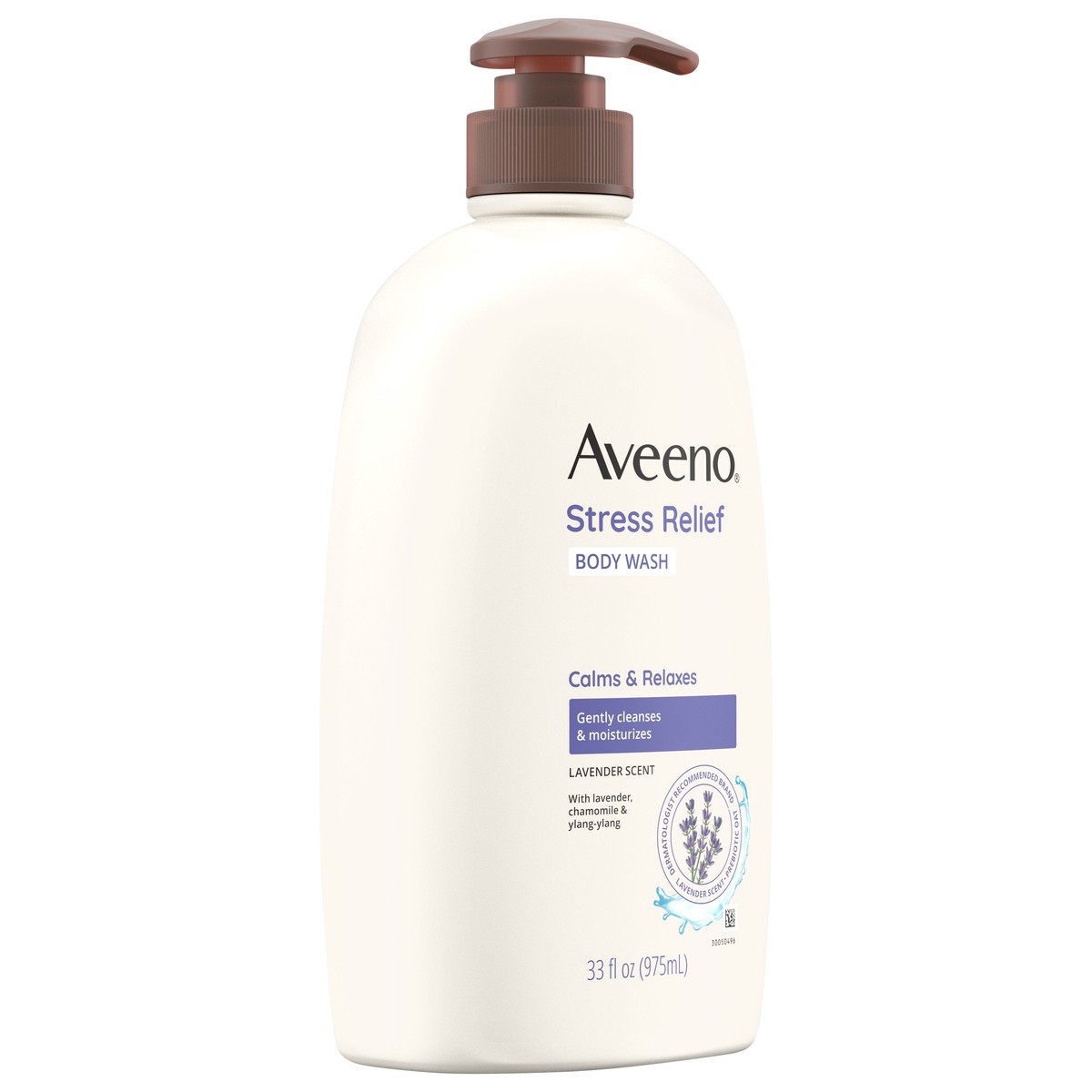 slide 2 of 7, Aveeno Stress Relief Body Wash, 33 fl oz