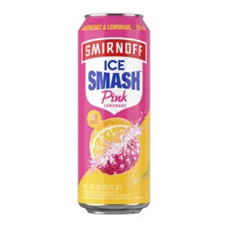 Smirnoff Smash Pink Premium Raspberry + Lemonade Malt Beverage 23.5 fl oz