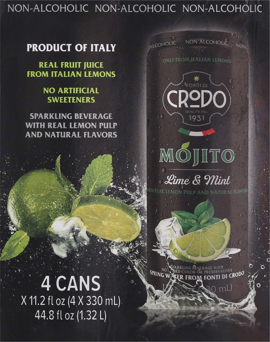 slide 6 of 9, Crodo Mojito Italian Soda, 4/11.2 oz