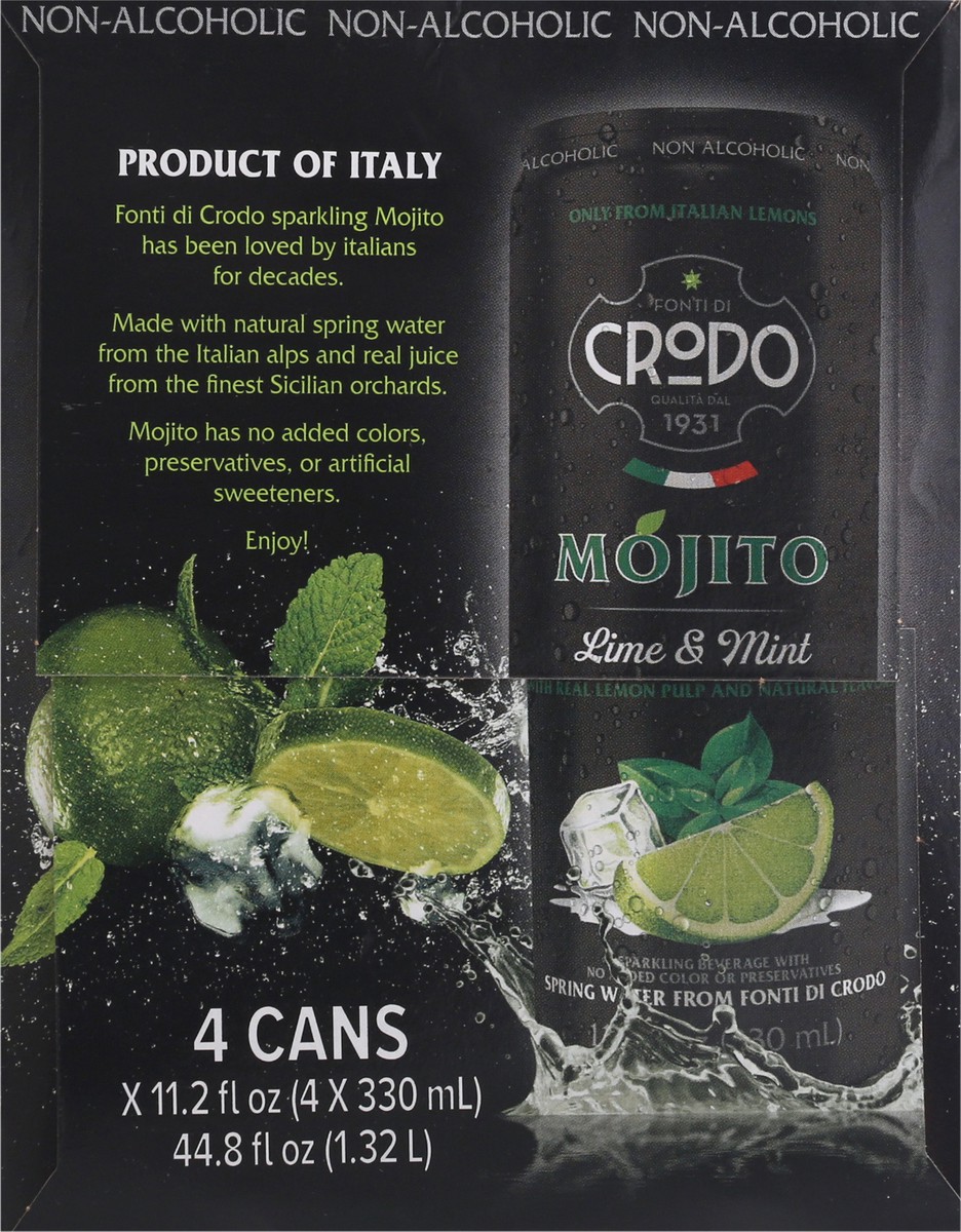 slide 1 of 9, Crodo Mojito Italian Soda, 4/11.2 oz