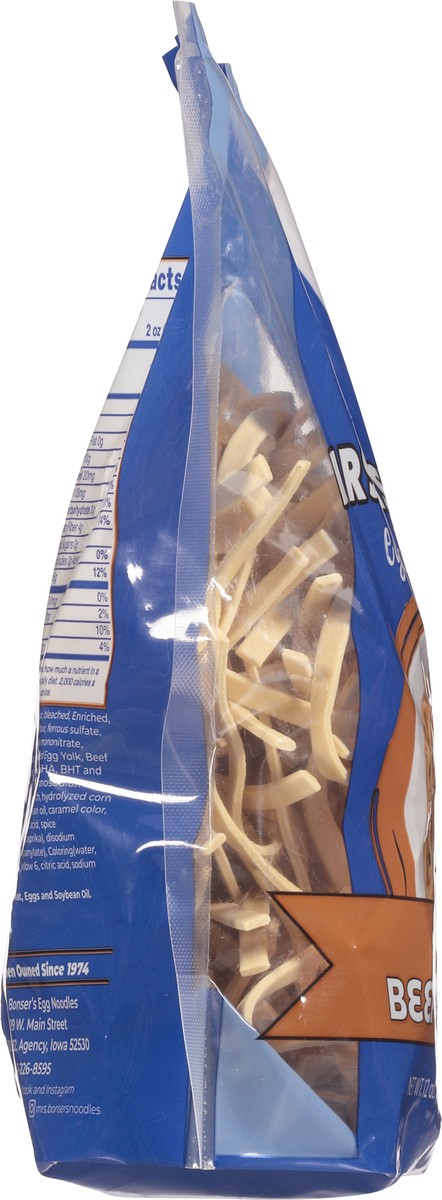 slide 4 of 13, Mrs. Bonser's Egg Noodles Home Style Beef Flavor Egg Noodles 12 oz, 12 oz