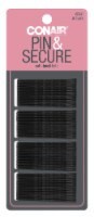 slide 1 of 1, Conair Soft Touch Black Bobby Pins, 60 ct