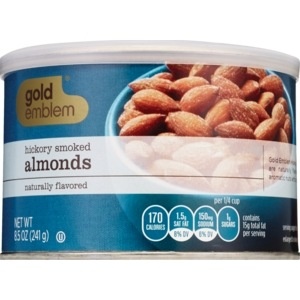 slide 1 of 1, CVS Gold Emblem Hickory Smoked Almonds, 8.5 oz