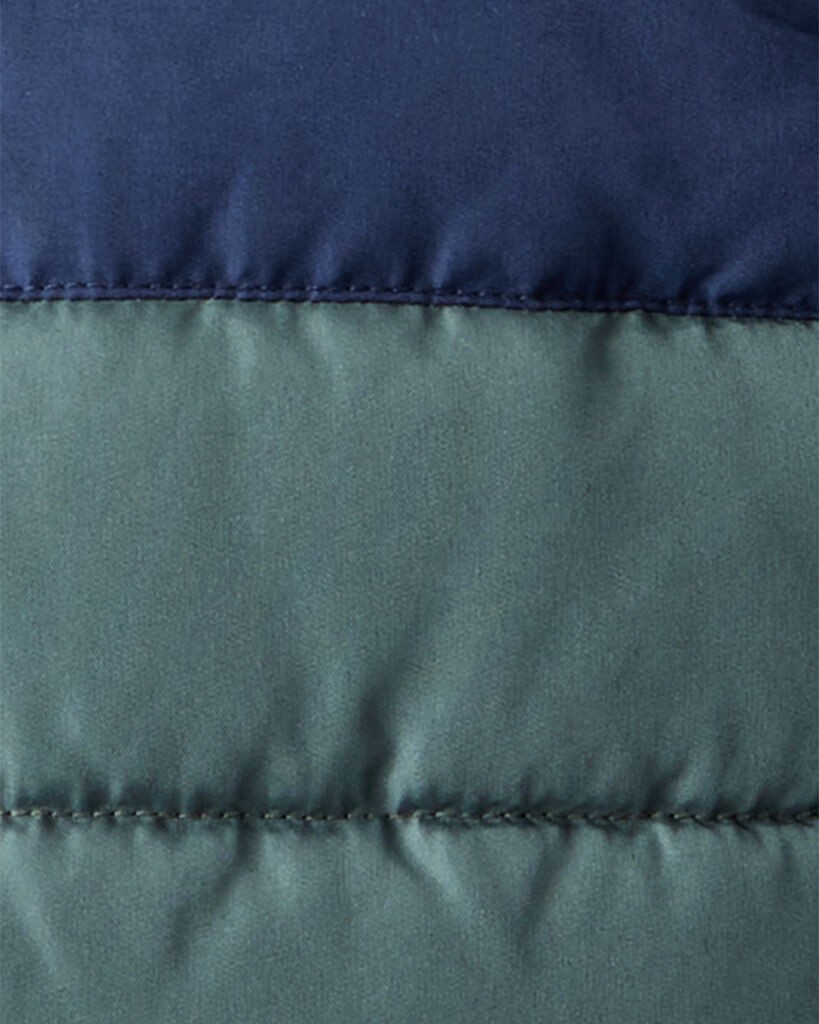 slide 4 of 6, Carter's Baby Boy 2-Piece Dinosaur Hooded Snowsuit Jacket & Bib Set - Green/Blue Grey 12M, 2 pc