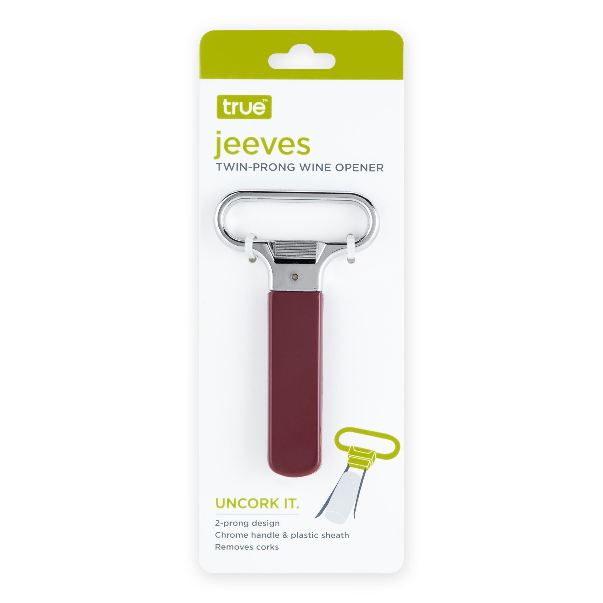 slide 3 of 3, Jeeves Twin Prong Bottle Opener, 1 ct
