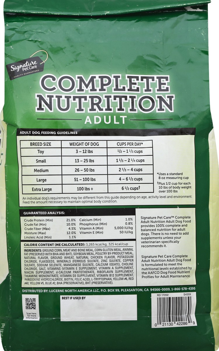 slide 4 of 8, Signature Dog Food 4 lb, 4 lb