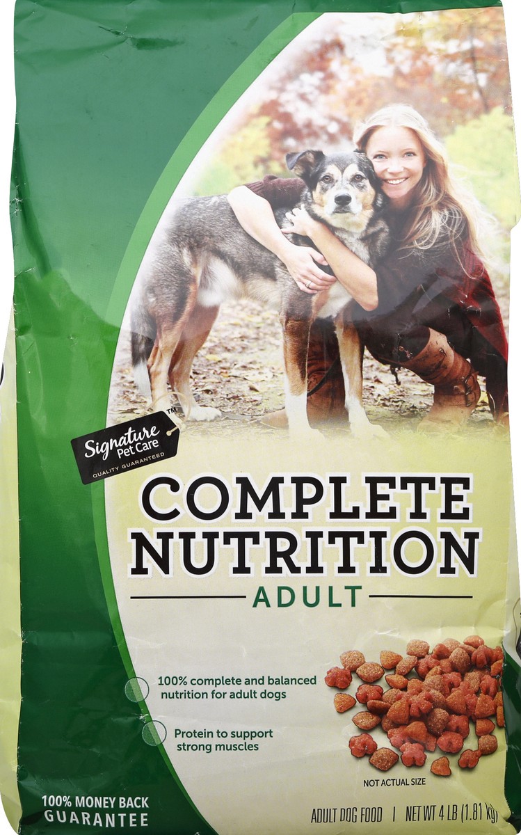 slide 1 of 8, Signature Dog Food 4 lb, 4 lb