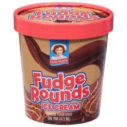 Little Debbie Fudge Rounds Ice Cream 1 pt