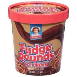 Little Debbie Fudge Rounds Ice Cream 1 pt