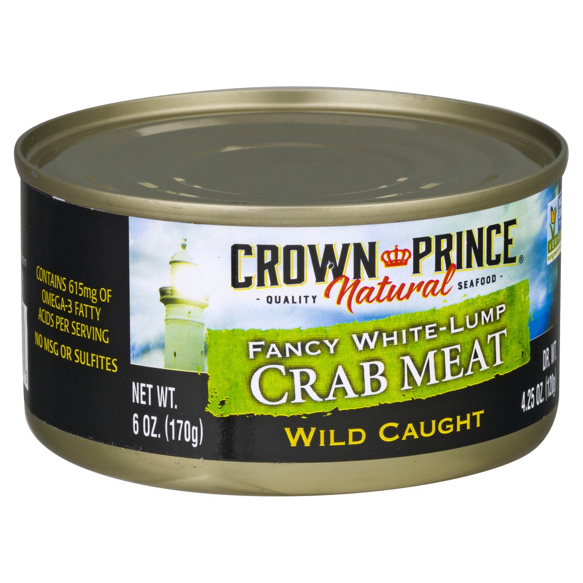 slide 7 of 9, Crown Prince Natural Wild Caught Fancy White-Lump Crab Meat 6 oz, 6 oz