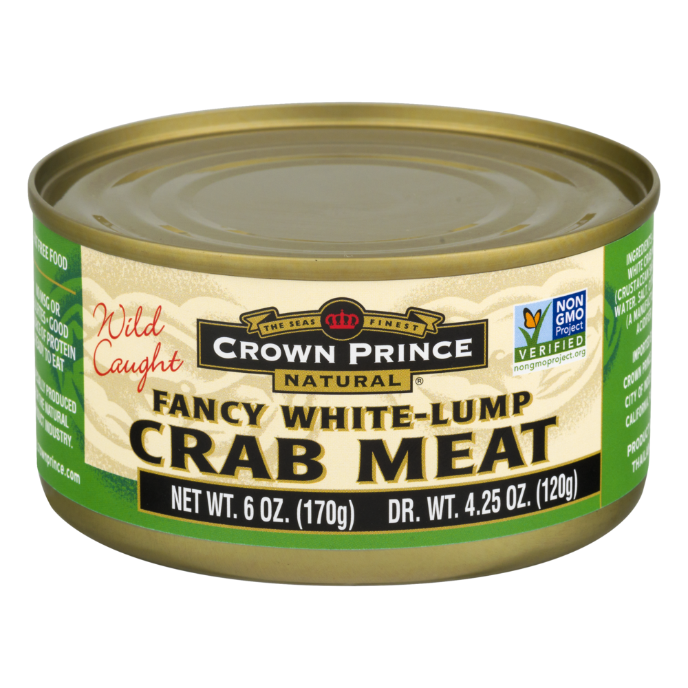 slide 1 of 2, Crown Prince Natural Fancy White Lump Crab Meat, 6 oz
