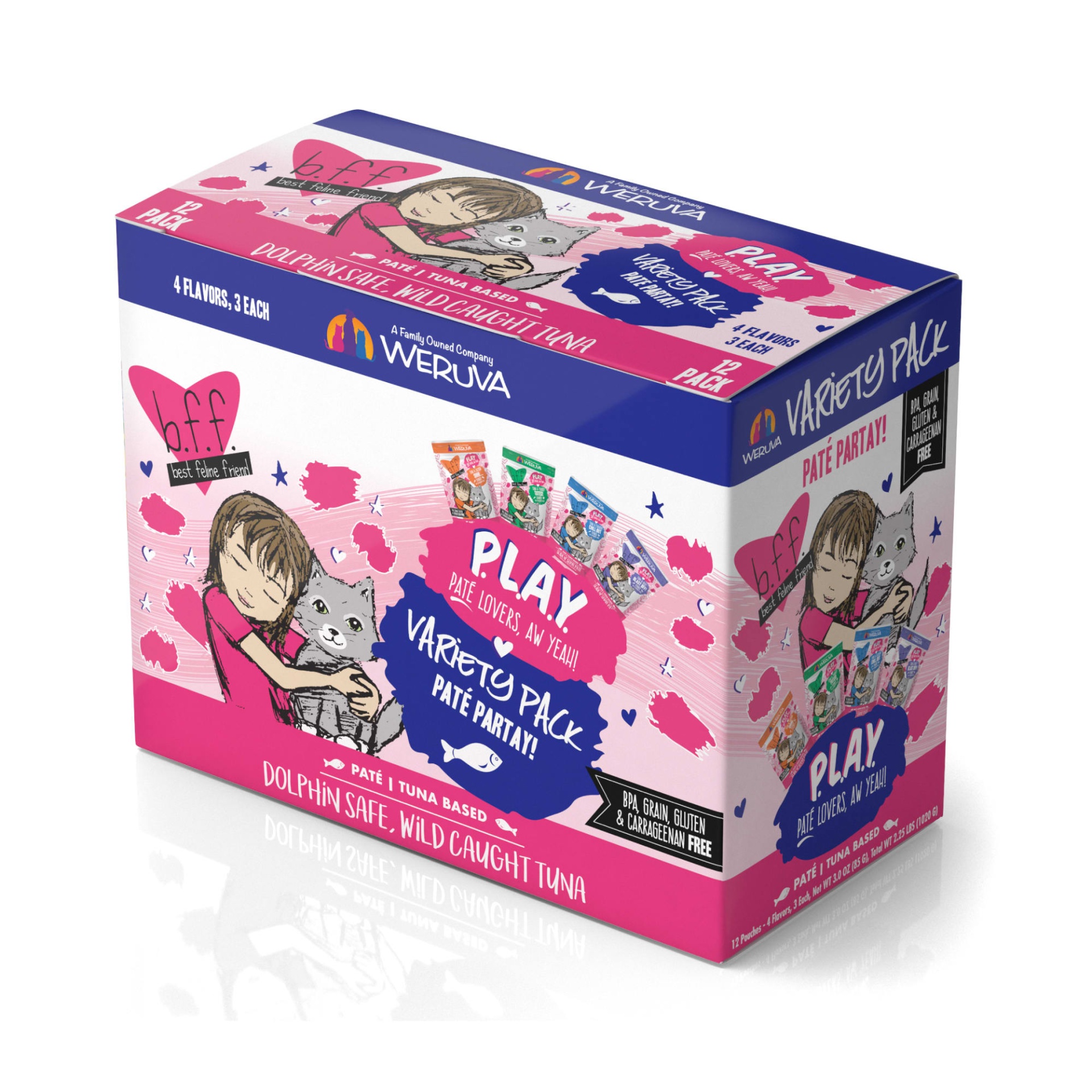 slide 1 of 1, Weruva Bff Play Vrty Pk, 12 ct; 3 oz