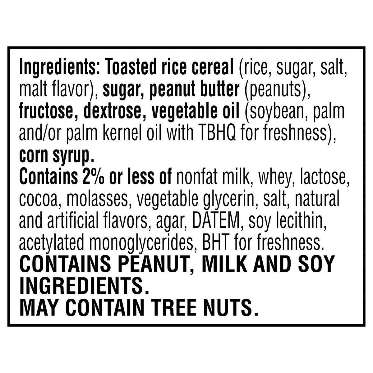 slide 9 of 13, Rice Krispies Treats Crispy Rice Squares, Kids Snacks, Snack Bars, Chocolatey Peanut Butter, 4.9oz Box, 7 Bars, 4.9 oz