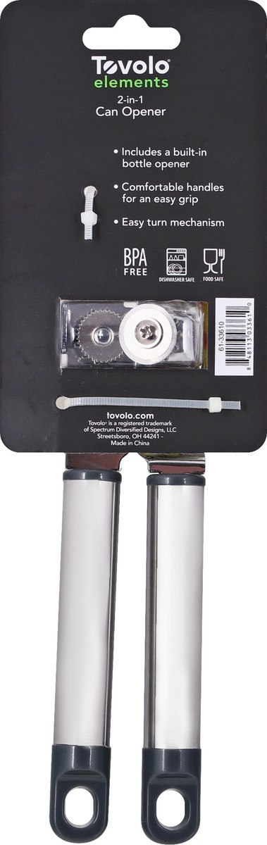 slide 10 of 10, Tovolo Elements 2-in-1 Can Opener 1 ea, 1 ct