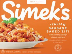 Simek's Baked Ziti, Italian Sausage, Family Size
